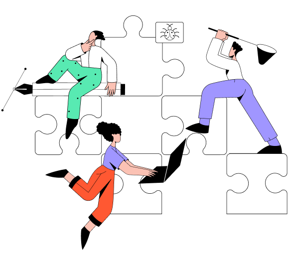 a group of individuals collaborating on a specific project